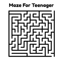 Maze For Teenager