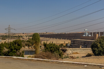 View of the Aswan Low Dam, Egypt