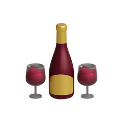 3d valentine's day dating icon