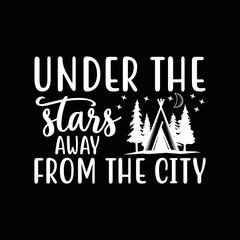 Under the stars away from the city