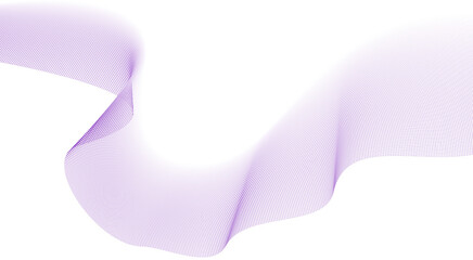 Fototapeta premium Wave line background with smooth shape. Beautiful wavy line on a white background. Horizontal banner template. Abstract futuristic template. Chrome technological wallpaper.