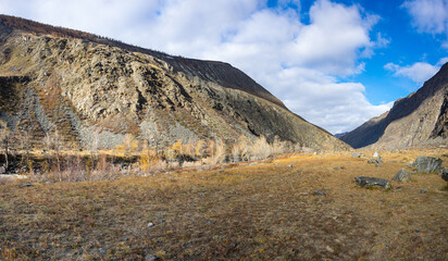 View of Altay mountains