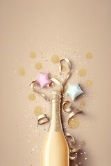 Obraz premium Celebration Background for Gift Cards, Invitations, Parties