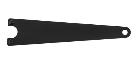 wrench for replacing a disk on a train machine, on a white background