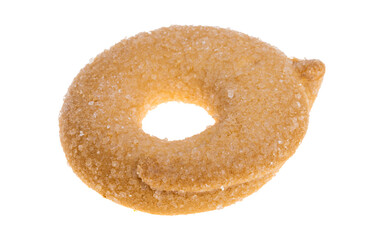 shortbread cookie isolated