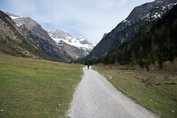 Der Weg in die Berge