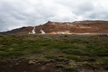 Landmannalaugar Geothermal Field in Iceland.