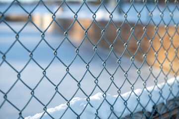 Fototapeta premium link fence