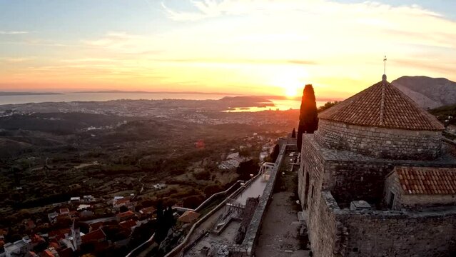 Sunsent Castle Lovrijenac, Dubrovnik - Hyperlapse