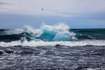 Glacier Lagoon in Iceland.