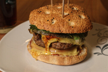 Hamburger, Cheeseburger, Burger, Food, Fastfood, lecker, Essen
