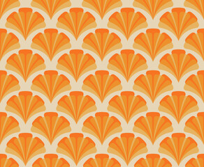 70s Retro Seamless colorful Pattern. 60s and 70s Retro style and Aesthetic.