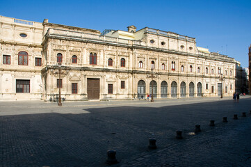 The historic City Hall, Seville, in the Plaza de San Francisco