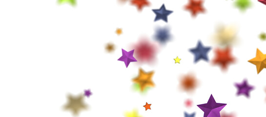 Fototapeta na wymiar stars. Confetti celebration, Falling colour abstract decoration for party, birthday celebrate,