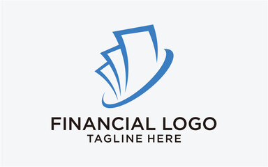 FINANCIAL LOGO MODERN SIMPLE ABSTRACT BUY MONEY