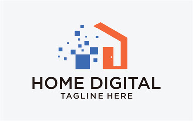 LOGO HOME AND DIGITAL COMBINED