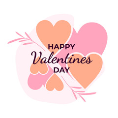 HEART, LOVE VALENTINES DAY BACKGROUND ILLUSTRATION DESIGN VECTOR GOOD FOR GREETING CARD, COVER DESIGN