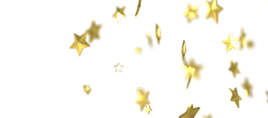 stars background, sparkle lights confetti falling. magic shining Flying christmas stars on night