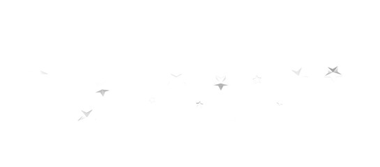 A gray whirlwind of silver snowflakes and stars. New