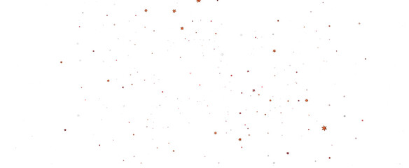 Festive christmas card. Isolated illustration white background. - in red