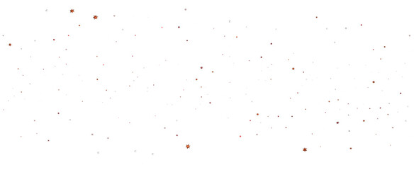 Festive christmas card. Isolated illustration white background. - in red