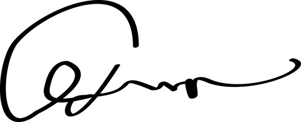 Vector signature. Autograph hand drawn. Scrawl signature. Handwritten autograph. Handwriting scribble by pen.