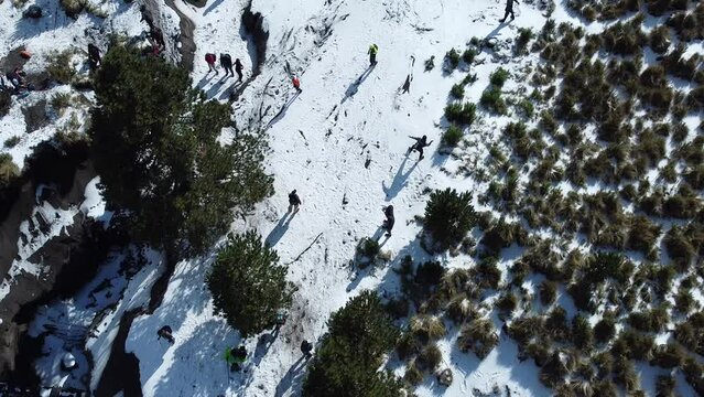 Invierno en el volc&aacute;n la Malinche, Tlaxcala
