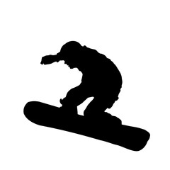 snowboarder silhouette