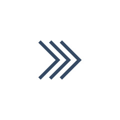 Arrow Icon Vector Logo Template