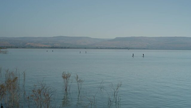 Standup Paddleboarding (SUP) on the Sea of Galilee - 24p