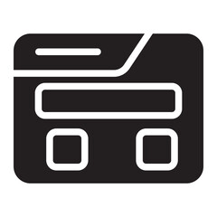 web content glyph icon
