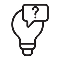 idea line icon