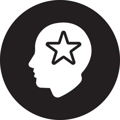mind glyph icon