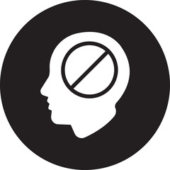 mind glyph icon