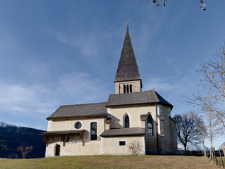 Fototapeta na wymiar Kirche am Buchberg.