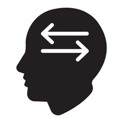 mind glyph icon