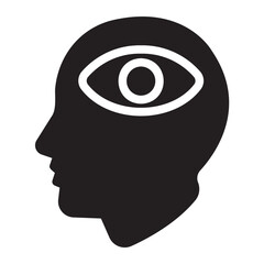 mind glyph icon