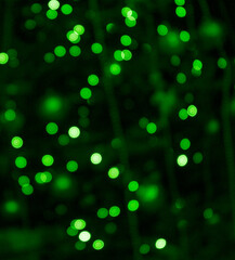 Bokhe. Abstract blur with green color bokeh. Saint Patrick. Patrick