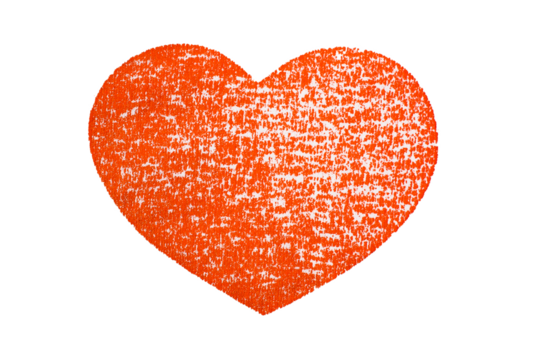 red heart PNG overlay heart shape 
