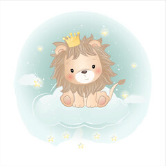 cute baby animals on the ballon