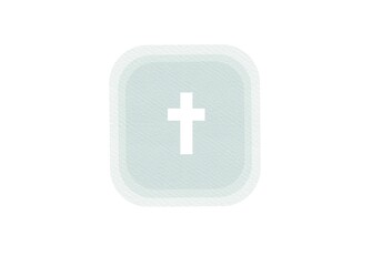  Watercolor Easter cross clipart. Floral crosses illustration	