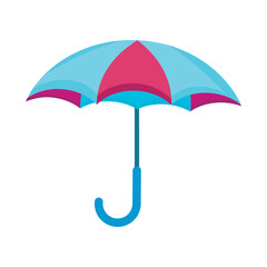 Isolated colored umbrella icon image Vector