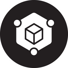 metaverse glyph icon