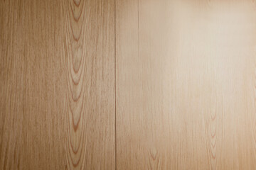 Naklejka premium textured beige color wall with wooden pattern in hotel.