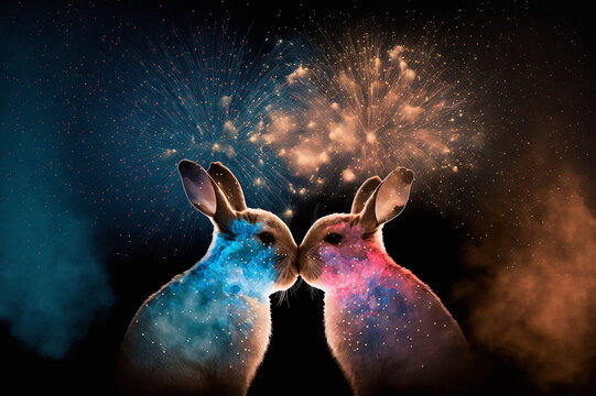 new year eve rabbit easter