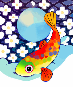 Koi Illustration