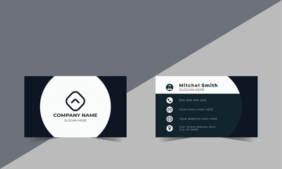 Modern and  Creative corporate business card design.