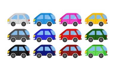 Stickers pour porte Course de voitures EV