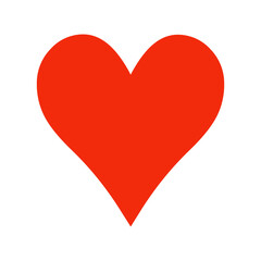 red heart transparent png 
