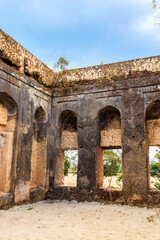 Ruins of Mtoni palace in Zanzibar, Tanzania